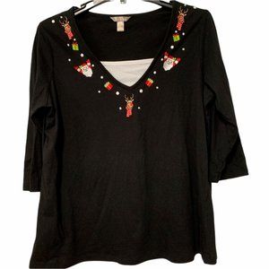 White Stag Santa Reindeer Package Shirt 2X